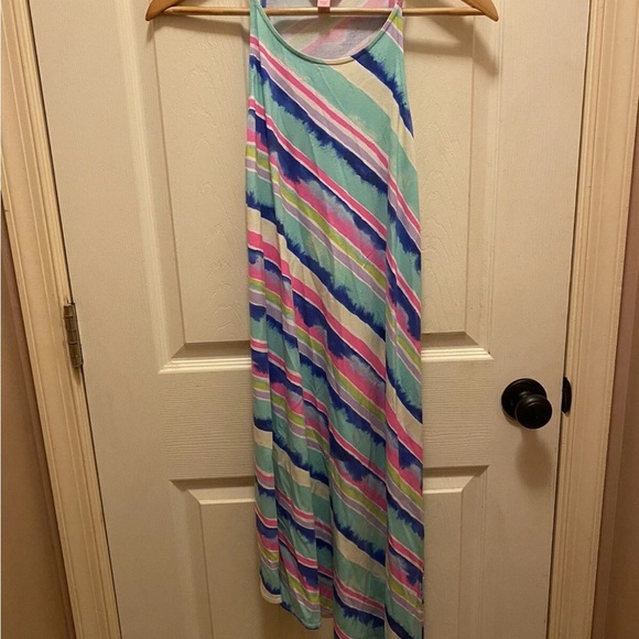 Lilly Pulitzer Magnolia Midi Cerviche Striped Dress Sz XXS NWOT - Picture 1 of 8